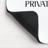 Private Wins Ergonomic Wrist Support Mouse Pad Muismat (Hoek)