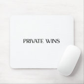Private Wins Ergonomic Wrist Support Mouse Pad Muismat (Met muis)