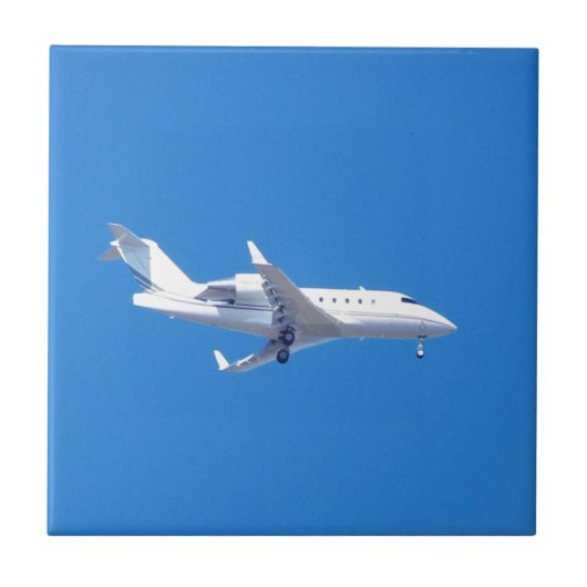 Privatjet. Tegeltje (Voorkant)