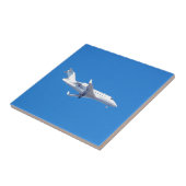 Privatjet. Tegeltje (Zijkant)