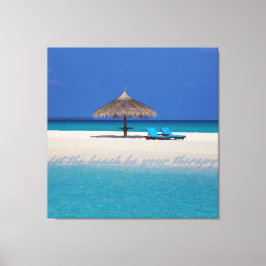 Privé-bank Canvas Afdruk