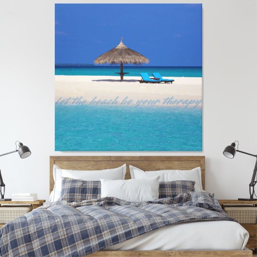 Privé-bank Canvas Afdruk (Insitu (Slaapkamer))