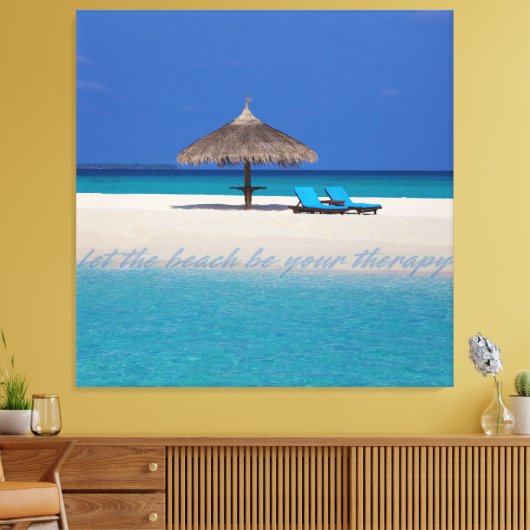 Privé-bank Canvas Afdruk (Insitu (Woonkamer))