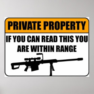 Privé bezit - als u dit kunt lezen... poster