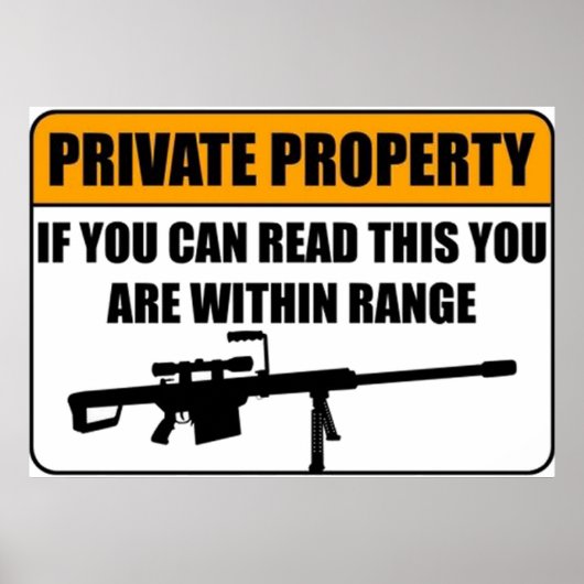 Privé bezit - als u dit kunt lezen... poster (Voorkant)