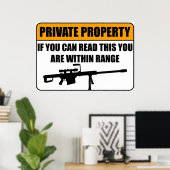Privé bezit - als u dit kunt lezen... poster (Thuiskantoor)