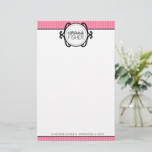 privé briefpapier (Staand voorkant)