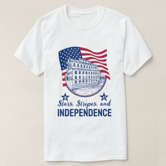 Privé Client Onafhankelijkheidsdag T-Shirt (Design voorkant)