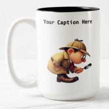 privé-detective Cartoon Mystery