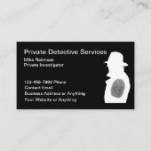 Privé detective onderzoeker Visitekaartjes (Voorkant)