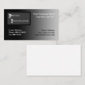 privé-detective-Visitekaartje Visitekaartje (Voorkant / Achterkant)