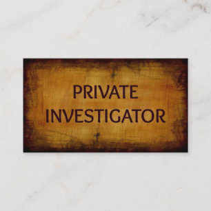 privé-detective-Visitekaartje Visitekaartje