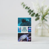 Privé duiken scubadiving Visitekaartje (Staand voorkant)