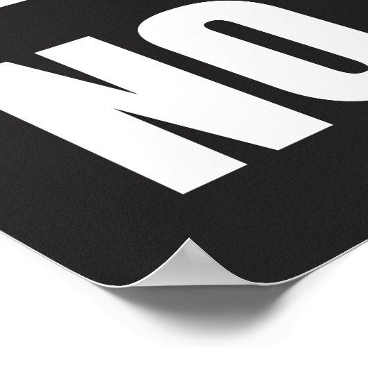 Privé-eigendom nr. poster (Hoek)