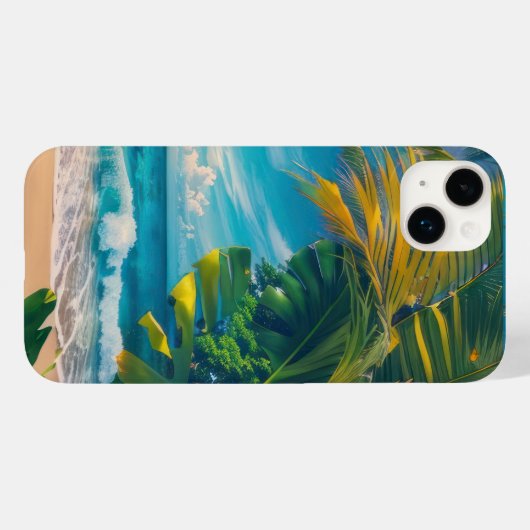 Privé-eiland Case-Mate iPhone case (Achterkant (horizontaal))
