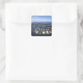 Privé-eilandhuizen van Biscayne Bay, Star Vierkante Sticker (Tas)