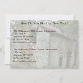 Privé Funny Change of Address Card - Historisch Aankondiging (Achterkant)