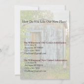 Privé Funny Change of Address Kaart One Room Home (Achterkant)