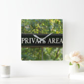 PRIVÉ-GEBIED VIERKANTE KLOK (Huis)