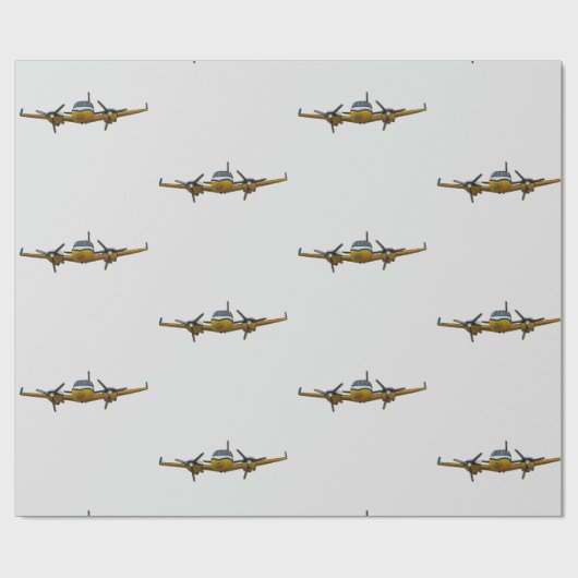 Privé-jet. Cadeaupapier (Vlak)