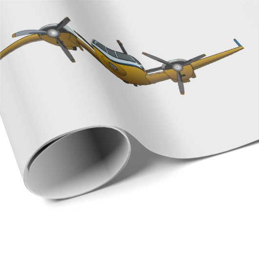 Privé-jet. Cadeaupapier (Rol Hoek)