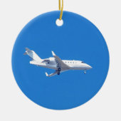 Privé-jet. Keramisch Ornament (Voorkant)