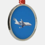 Privé-jet. Metalen Ornament (Rechts)