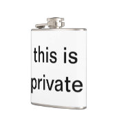 privé-kolf heupfles (Links)