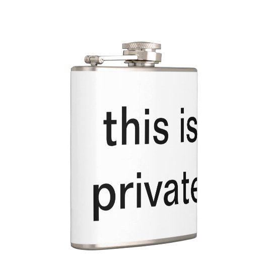 privé-kolf heupfles (Rechts)