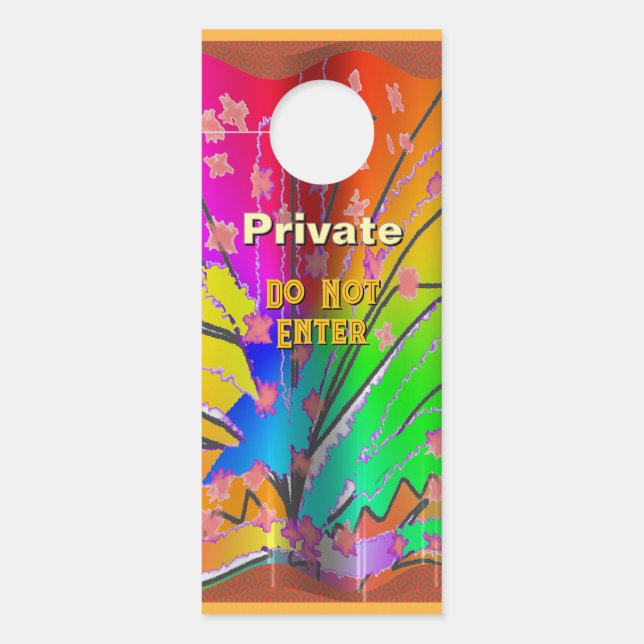 Prive Niet Betreden Deur Hanger (Voorkant)