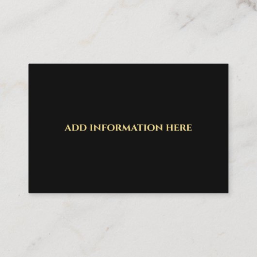 Privé oog Moderne Privé Onderzoeker Visitekaartje (Achterkant)