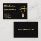 Privé oog Moderne Privé Onderzoeker Visitekaartje (Voorkant / Achterkant)