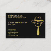 Privé oog Moderne Privé Onderzoeker Visitekaartje (Voorkant)