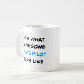 privé-piloot, geweldige koffiemok (Voorkant links)