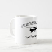 Privé-piloot Koffiemok (Voorkant links)