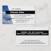 Privé-piloot Visitekaartje (Voorkant / Achterkant)