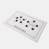 privé-ruimte deurmat (Schuin)