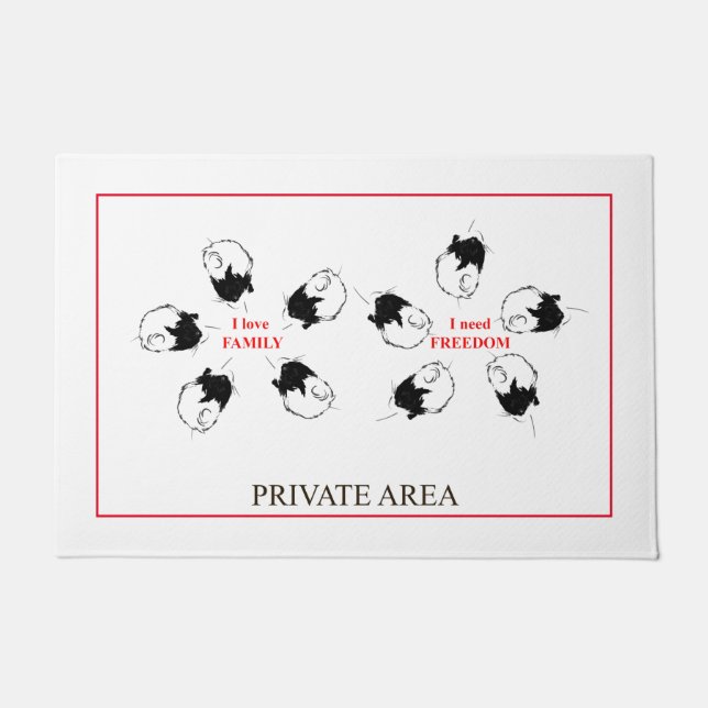 privé-ruimte deurmat (Voorkant)