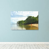Privé Strand kust Landschap Reis Fotografie Canvas Afdruk (Insitu (Houten vloer))