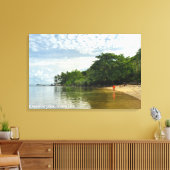 Privé Strand kust Landschap Reis Fotografie Canvas Afdruk (Insitu (Woonkamer))
