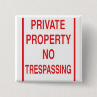 privé vierkante button 5,1 cm