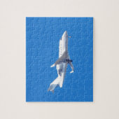 Privé-vliegtuig. Legpuzzel (Verticaal)