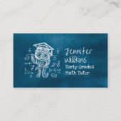 Privé Wiskunde Tutor - Vroege cijfers, elementair Visitekaartje (Voorkant)