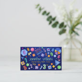 Privé Wiskunde Tutor - Vroege cijfers, elementaire Visitekaartje (Staand voorkant)