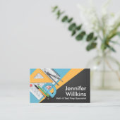 Privé Wiskunde Tutor - Wiskundedocent Visitekaartje (Staand voorkant)