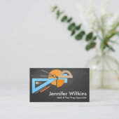 Privé Wiskunde Tutor - Wiskundedocent Visitekaartje (Staand voorkant)