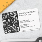 Privé Wiskunde Tutor - Wiskundedocent Visitekaartje