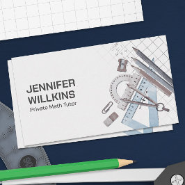 Privé Wiskunde Tutor - Wiskundedocent Visitekaartje