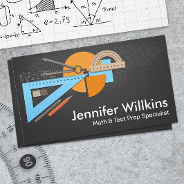 Privé Wiskunde Tutor - Wiskundedocent Visitekaartje