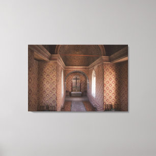privékapel in het nationaal paleis van Sintra Canvas Afdruk